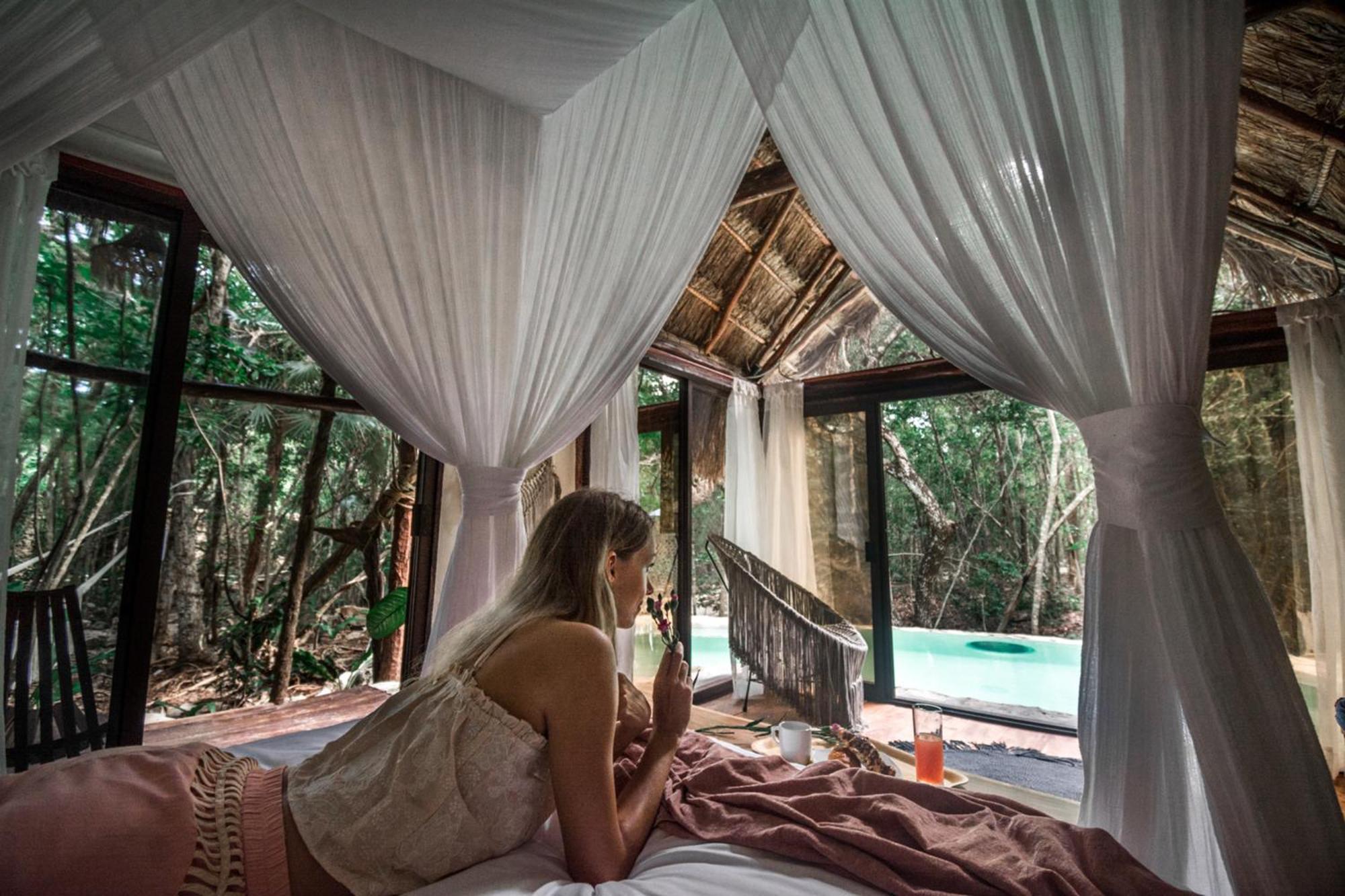 הוילה Pepem Holistic Experience - Peaceful Retreat Near Tulum (Adults Only) מראה חיצוני תמונה