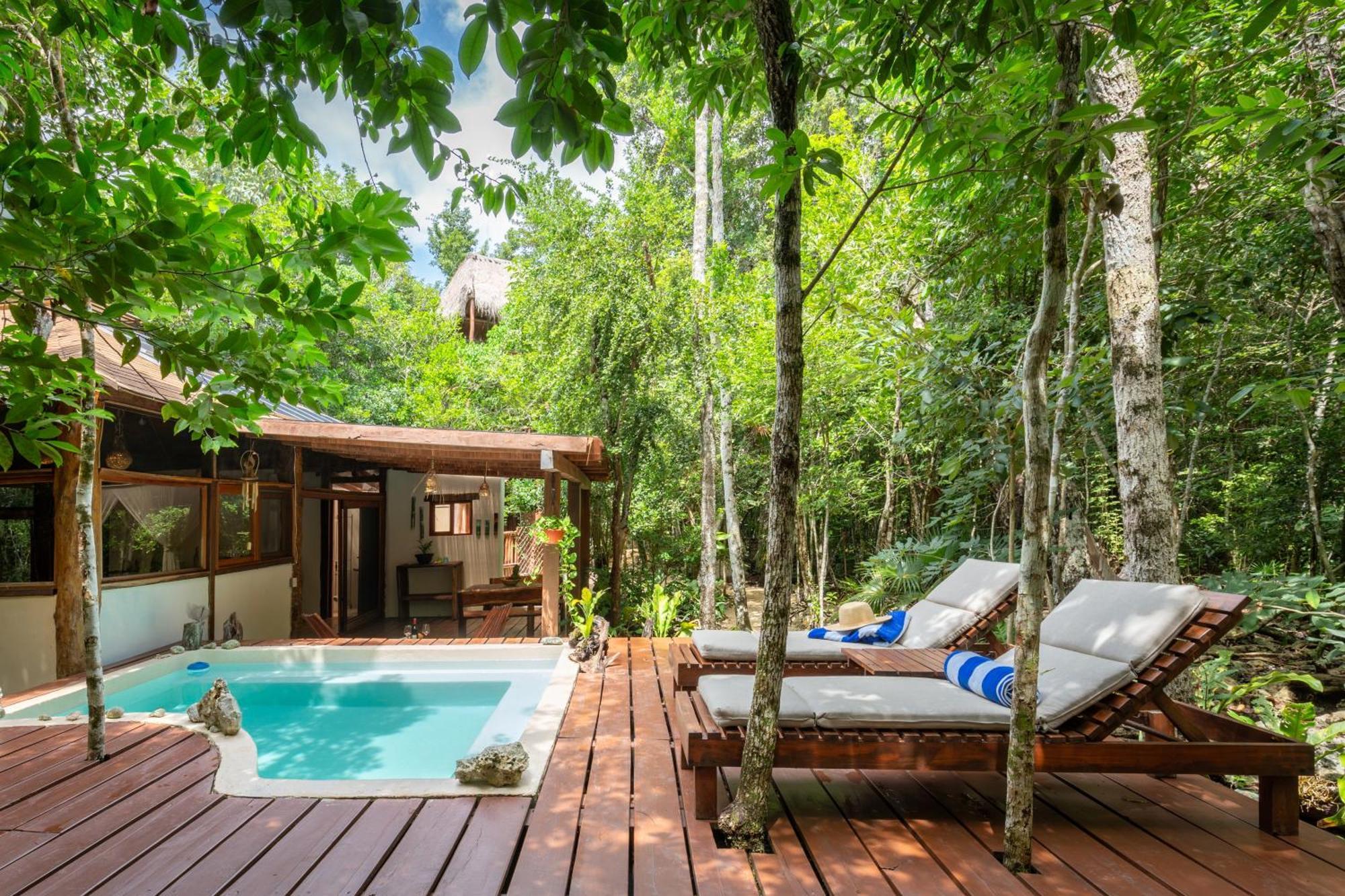 הוילה Pepem Holistic Experience - Peaceful Retreat Near Tulum (Adults Only) מראה חיצוני תמונה