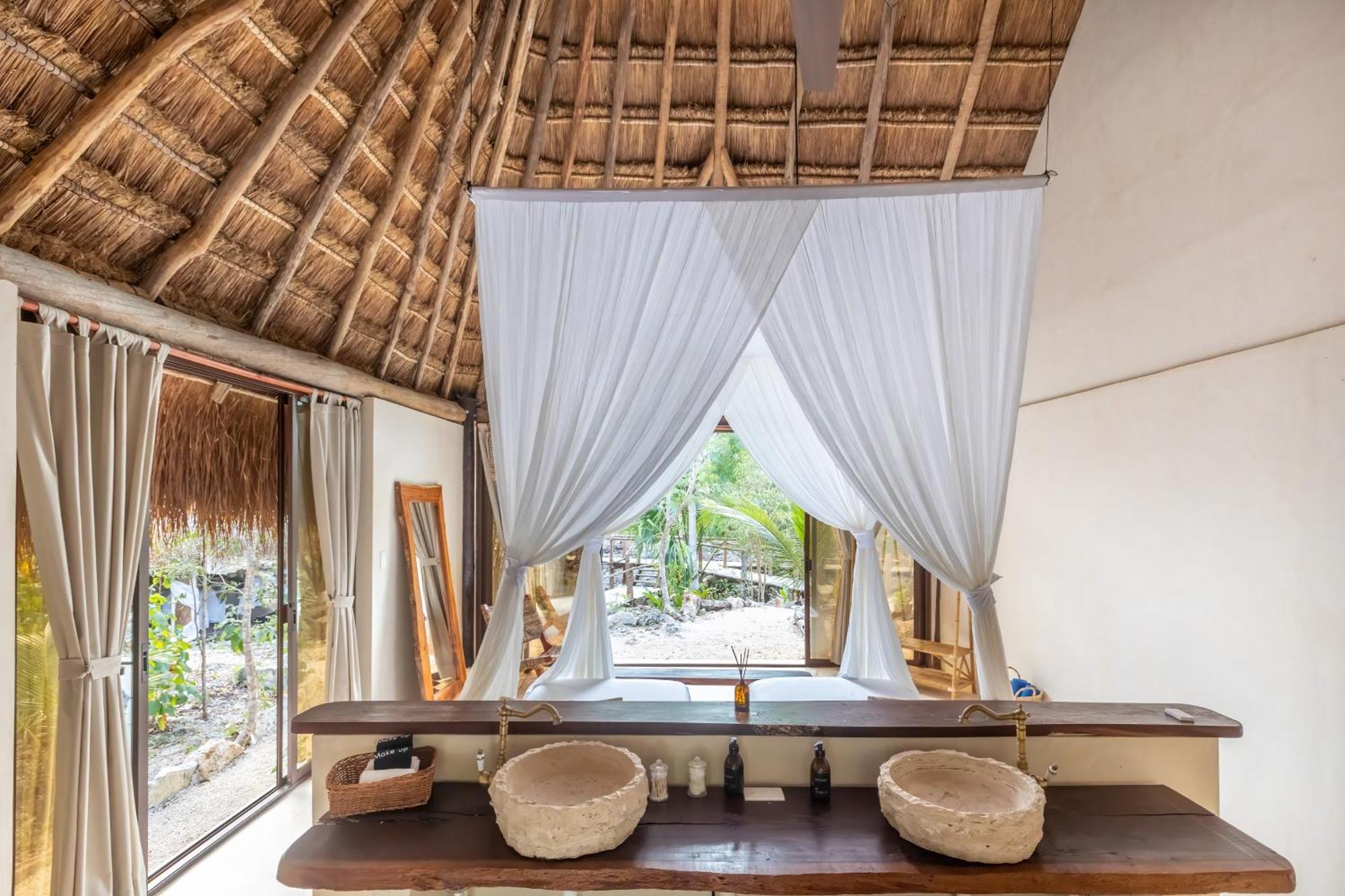 הוילה Pepem Holistic Experience - Peaceful Retreat Near Tulum (Adults Only) מראה חיצוני תמונה